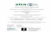 FUNCTIONAL SAFETY CERTIFICATE · SIL 3 capable with HFT = 0 (1oo1) and PTI = 2190hrs+ when used in accordance with the scope and conditions of this certificate. + This certificate