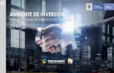 AMBIENTE DE INVERSIÓN · OPORTUNIDADES DE NEGOCIO EN COLOMBIA 2019 AMBIENTE DE INVERSIÓN AMBIENTE DE INVERSIÓN OPORTUNIDADES DE NEGOCIO EN COLOMBIA 2019. ofrece: ... 3,4 3,4 3,3