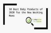 10 Best Baby Products of 2020 for the New Working Moms