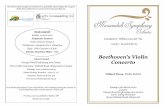 Beethoven’s Violin Concerto · 1 day ago · The Maroondah Symphony Orchestra Inc gratefully acknowledges the support of the Maroondah City Council and Arts Nunawading Inc. Soloist:
