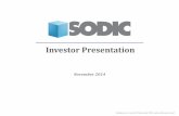 Investor Presentation - Amazon S3 Investor Presentation 2014-11.pdfSODIC is amongst Egypt’s leading real estate companies with a significant presence in high-end and upper-middle