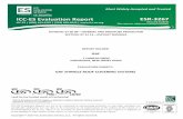 Evaluation Report ESR 3267 - GAF.com · ESR-3267 | Most Widely Accepted and Trusted Page 2 of 11 weather side, with a surfacing release agent on the underside. The self-sealing strip