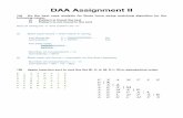 DAA Assignment II - GitHub Pages · DAA Assignment II 1A) Do the best case analysis for Brute force string matching algorithm for the following cases: ... A E E L M P X | 2) Following