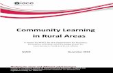 Community learning in rural areas · agency responsible for the Community Organisers programme 3 Recommendations (2) - Funding and focus ) to be learning champions, and to liaise