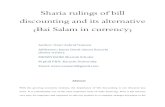 Sharia rulings of bill discounting and its alternative …iqrafiji.org/.../2016/01/Bills-discounting-in-Islam-.pdfSharia rulings of bill discounting and its alternative (Bai Salam
