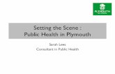 Setting the Scene : Public Health in Plymouth resources... · Public Health in Plymouth Sarah Lees Consultant in Public Health . Healthy Lives Healthy ... addressing the route causes