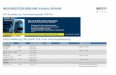 NEUIGKEITEN XDS1000 Version 2016-03 · 2017-01-03 · NEUIGKEITEN XDS1000 Version 2016-03 XIS Erweiterung: Informationssystem XIS Pro XDS Erweiterung: NEUIGKEITEN in der Fahrzeugabdeckung