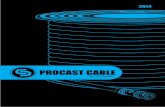 О PROCAST cable · SPEAKER CABL E PROCAST Cable SBR16.OFC.1,306 2x1,306mm2 / 16AWG 1,306 mm2 -65 х 0.16mm OFC 99,98% акустический инсталляционный кабель