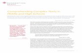 Comprehending Complex Texts in Middle and High …Comprehending Complex Texts in Middle and High Schools Meeting the needs of struggling adolescent readers and writers is not simply