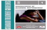 s 1 NE li DE ManageMent of ui alcohol DepenDence G REATMENT …qi.nhsrcindia.org/sites/default/files/Management of... · 2018-05-18 · Reproduction of any excerpts from this documents