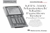 from Vetronix Corporation MTS 3100 Mastertech Multi ...J1850, ISO 9141-2 and KWP-2000), and a standard set of diagnostic test modes defined by SAE J1979. The MTS 3100 fully supports