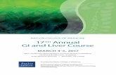 17 Annual GI and Liver Course - Baylor College of Medicine - GI 2017_Brochure.pdfHCV: Treating Complicated Patients Saira A. Khaderi, M.D., M.P.H. and Norman L. Sussman, M.D. BREAK