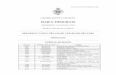 DAILY PROGRAM - Parliament of NSW · 2366 Ms Sharpe Professor David Cooper 2367 Mr Shoebridge Order for papers—Commissioner's Firearms Permits ... for firearms permits or licences