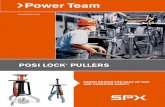 POSI LOCK PULLERS - Buffalo Hydraulic · 2020-02-05 · Power Team offers a comprehensive line of Posi Lock® Pullers, powered manually or by hydraulics. These pullers are available
