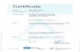 KM C554e-20171211152759 cert._PSA.pdf · The certificate is valid from 2017-12-11 until 2020-12-10. First certification 2017 2017-12-11 TW Rheinland Cert GrrbH m Grauen Stein 51105