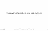 Regular Expressions and Languagescomp.eng.ankara.edu.tr/files/2013/03/COM364Lecture3.pdf · Regular Expressions • Regular expressions are closely related to NFA and can be thought