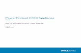 PowerProtect X400 Appliance · 2020-02-06 · Opciones y herramientas de la UI ... Funciones y privilegios de usuarios.....20 Administración de usuarios ... Creación de una cuenta