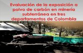 Evaluación de la exposición a polvo de carbón en minería ... · PDF file La neumoconiosis de los mineros de carbón es una enfermedad de carácter crónico e irreversible que se