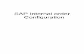 SAP Internal order Configuration · SAP, therefore provides the facility of using internal orders which comes in real handy in such situations. In the above scenario the controlling
