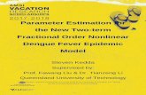 Parameter Estimation for the New Two-term Fractional Order … · Parameter Estimation for the New Two-term Fractional Order Nonlinear Dengue Fever Epidemic Model Steven Kedda Supervised