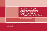 The Top American Research Universities · 2018-12-05 · 2 The Top American Research Universities The Center for Measuring University Performance The appearance of this year’s Top
