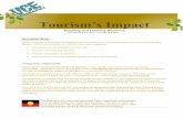 Tourism’s Impact - Melbourne Zoo · Tourism’s Impact Teaching and Learning Resource Transforming the tourist one step at a time… Introduction These resources are provided for