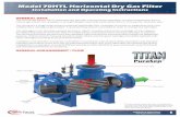 Model 7HTL Horiontal Dry Gas Filter - PECOFacet · 2019-10-22 · Model 7HTL Horiontal Dry Gas Filter Installation and Operating Instructions Filtration Separation 3 7. Two pressure