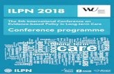 ILPN2018: Scientific and Organisational Committee...ILPN2018: 5th ILPN Conference – 10‑12 September 2018 – WU Vienna 1 Dear Colleagues, On behalf of the Scientific and Organising
