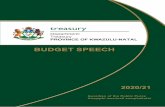 treasury budget speech english 2020 · 2020-03-06 · Page 2 of 34 1. INTRODUCTION Ben Okri, the acclaimed Nigerian poet reminds us that: “For we are all richly linked in hope,