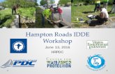 Hampton Roads IDDE Workshop Roads... · • Illicit cooling tower water • Copper piping • Refrigerant leaks - 5-30% ammonium chloride ... to a higher rate of illicit discharges,