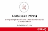 ISUOG Basic Training · 2017-11-02 · ISUOG Basic Training ... of the Skull & Brain Seshadri Suresh, India . ... • Describe how to obtain the 3 planes required to assess, including