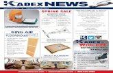 NEWS - KADEX Aerokadexaero.com/wp-content/uploads/KADEXnews-issue7.pdf · EMB120 2-1479-1 2-1585 2-1661 RFS-1661K RFS-1661K RFS-1661K BeechJet 400A (XP) 5010614 RFS-5010614-K NEWS
