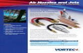 Air Nozzles and Jets - Vortec Nozzles and Transvector Jets.pdfSCFM (SPLM) 5-21 (142-594) 8 (226) 8 (226) 17 (481) 17 (481) Vortec nozzles and jets deliver precise airflows and are
