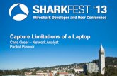 Capture Limitations of a Laptop - Wireshark · Wireshark Downloads • Estimated at 500,000 per month – Wireshark Network Analysis Study Guide • How many of these downloads are