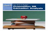 The 2012-13 Budget: Proposition 98 Education Analysis · 2015-12-29 · Quality Education Investment Act program savings (with first call to retire Emergency Repair Program obligations).