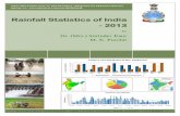 Rainfall Statistics of India - 2013hydro.imd.gov.in/hydrometweb/(S... · from their normal rainfall have been depicted in charts at Figure 2 and Figure 3 respectively. The striking