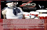 That Persistently Funky Drummer - zoroministries.com · That Persistently Funky Drummer To say that well known drummer Zoro is a man with a vision is an understatement. To relegate