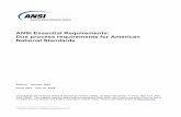ANSI Essential Requirements: Due process requirements for … documents/Standards... · 2015-09-24 · ANSI Essential Requirements: Due process requirements for American National