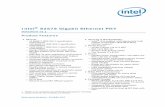 Intel 82579 Gigabit Ethernet PHY - Mouser Electronics · use in medical, life saving, life sustaining, critical control or safety systems, or in nuclear facility applications. Intel