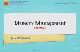 Memory Management - Gadjah Mada Universityte.ugm.ac.id/~wibirama/tif206/02/week09/09_memory_management.pdf · User sees memory as a collection of variable-sized segments, without