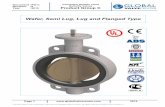 Wafer, Semi Lug, Lug and Flanged Type - Global Valve Center · End of line application (Consult us for P-rating) Direct mount ISO table Size Range : DN 50 - DN 1200 (2” - 48”)