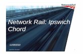 Network Rail: Ipswich Chord - Planning Inspectorate...11/08/2010 Ipswich Chord - IPC meeting 13 Look Ahead • Submit request for EIA scoping opinion July 2010 • S47 public consultation