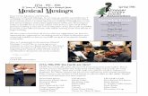 45 Years of Changing Lives through Music Spring 2016 Musical … · 2018-10-01 · Musical Musings 45 Years of Changing Lives through Music CCSA · 1971 - 2016 Spring 2016 ecital
