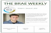 Engineering and systems management support for agriculture … · 2018-03-08 · THE BRAE WEEKLY Engineering and systems management support for agriculture The Weekly Newsletter for