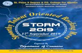 St. Pious X Degree & P.G. College For Women strom 2019FF.pdfDear Sir/Madam, We are pleased to inform you that the Department of Commerce is organizing ... 1. Ms. Madhavi Latha - 9491381791