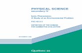 Ionic Phenomena : A Study of an Environmental Problem · Ionic Phenomena: A Study of an Environmental Problem Definition of the Domain 2 2. Program Orientations and Consequences for