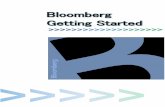 GETTING STARTED Bloomberg Professional · About Bloomberg Professional Service About the Bloomberg Professional Service Bloomberg was founded in 1981 with one core mission : to bring