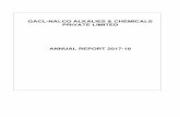 GACL-NALCO ALKALIES & CHEMICALS PRIVATE · PDF file 2018-07-23 · NOTICE NOTICE IS HEREBY given that the Third Annual General Meeting of the Shareholders of GACL-NALCO ALKALIES &