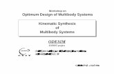ESPRIT projectcompsim/papers/cs_0323.pdf · CERFACS (Toulouse) May 13-14, 1996 Workshop on Optimum Design of MBS 18 Steps in Kinematic Synthesis o Definition of the mechanism topology: