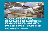 College of DuPage Culinary, Culinology, Baking and Pastry Arts · PDF file Baking and Pastry, Culinology curriculum, students may forego general education electives and consider completing
